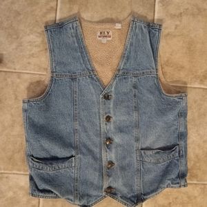 Men's vintage denim ELy outwear vest